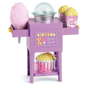 American Girl WellieWishers Popcorn & Cotton Candy Cart ♥️♥️♥️♥️